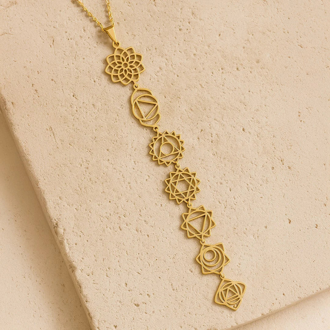 Collier des 7 Chakras - Symboles Sacrés