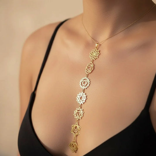Collier des 7 Chakras - Symboles Sacrés