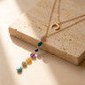 Collier "Lune des 7 Chakras"