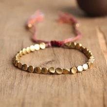 Bracelet Tibétain en Perles de Cuivre