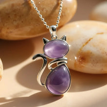 Pendentif Chat en Pierre